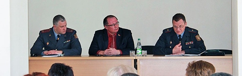 Начальник УВД пообщался с гражданами в Волковыске