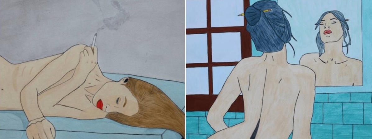 Подсмотрено в жизни: 15 иллюстраций о том, что делают женщины, когда их никто не видит