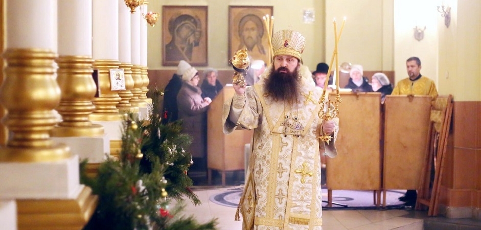Архиепископ Гродненский и Волковысский Антоний совершил Божественную литургию в храме святого великомученика Георгия Победоносца в Красносельском