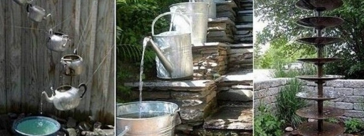 Что делать со старыми ведрами на даче
