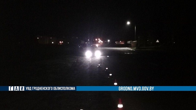 В Волковыске пешеход оказался под мотоциклом