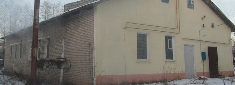 В Репле горела общественная баня