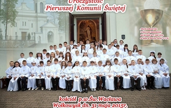 Первое Причастие в волковысском приходе костела Святого Вацлава (ФОТО)