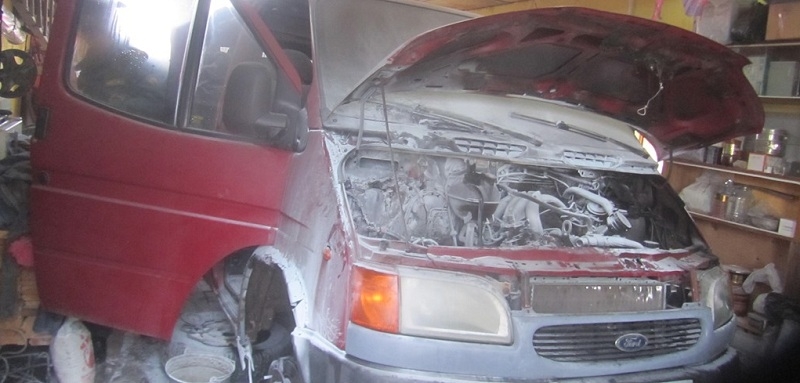 В течение суток в Волковыске горело два автомобиля