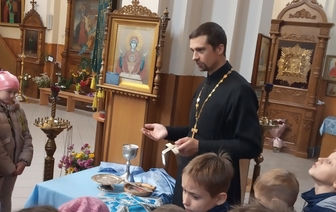 Экскурсия в храме для учеников факультатива «Основы православной культуры»