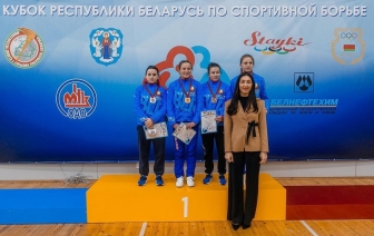 Успех воспитанниц волковысской школы борьбы на Кубке страны