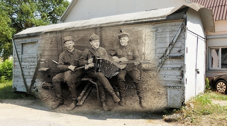 Ваўкавыскае трыо. Магія старых фотаздымкаў...