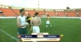 Олег Веретило провел очередной матч в составе национальной сборной по футболу