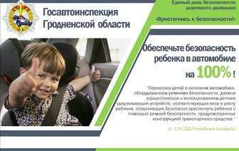 27 марта Госавтоинспекция проведет Единый день безопасности дорожного движения