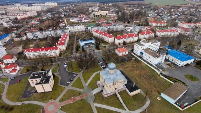 Волковычанин снял Волковыск с высоты птичьего полета