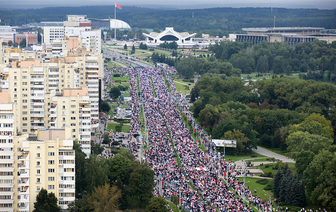 МВД Беларуси назвало число задержанных на «Марше Единства»