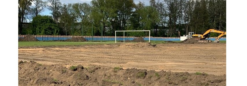В Волковыске началась реконструкция стадиона