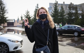 Ольга Хижинкова вышла на свободу