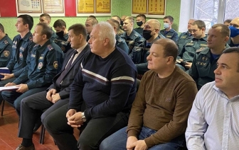 Офицерское собрание прошло в Волковысском РОЧС