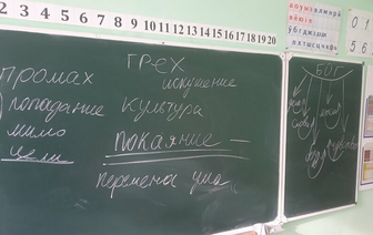 Беседа на тему Грех с учащимися