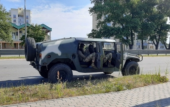 На въезде в Минск – патрули ГАИ и военная техника