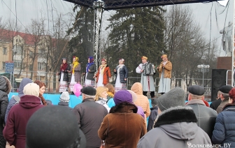 Ваўкавыск святкаваў Масленіцу (ФОТА)