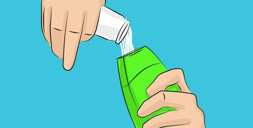 Добавьте соль в ваш шампунь и вымойте им голову Этот простой трюк решит самые большие проблемы ваших волос