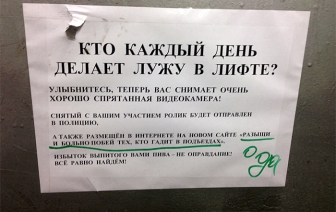 Видеофакт: в Гродно девушка в лифте, оборудованным видеокамерой, «прописала» на свою репутацию