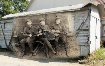 Ваўкавыскае трыо. Магія старых фотаздымкаў...
