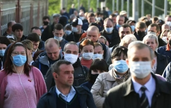 Гомельская область первая в стране полностью ввела обязательный масочный режим