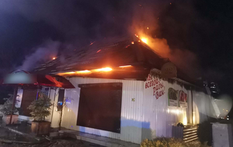В Волковыске сгорел "Дачник": спасатели ликвидировали возгорание