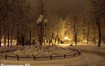 Циклон «Даниэлла» принес в Волковыск снег (ФОТО)