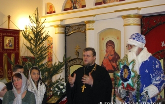 Рождественский праздник в малом храме Введения в храм Пресвятой Богородицы (ФОТО)