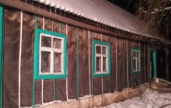 В Кукутях горел жилой дом