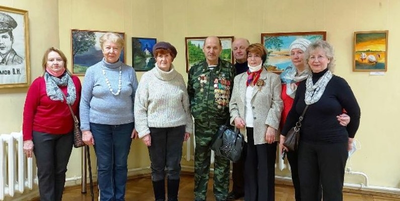 Открытие выставки воина-интернационалиста Николая Цыгановского