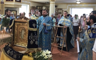 В Волковыск доставлена икона Пресвятой Богородицы «Умиление» (Локотская)