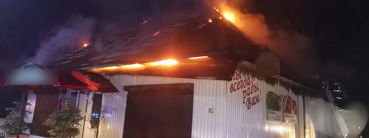 В Волковыске сгорел "Дачник": спасатели ликвидировали возгорание