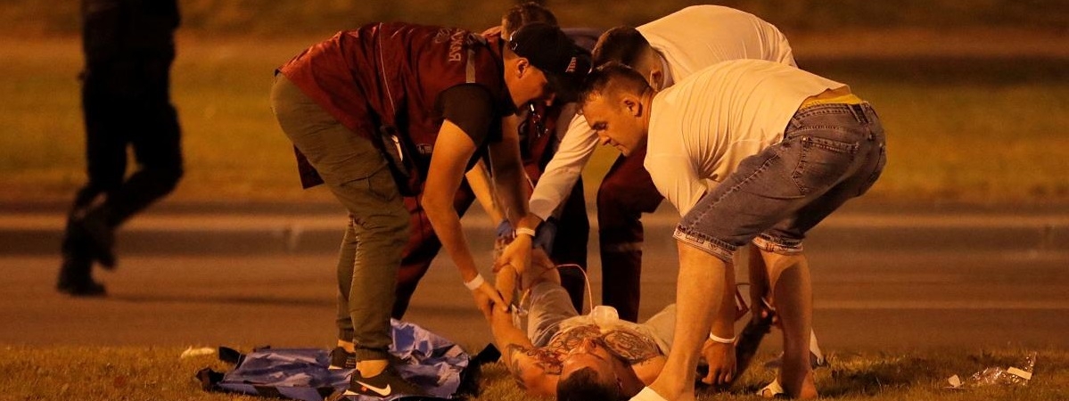 Более 200 человек попали в больницы Беларуси за два дня протестов