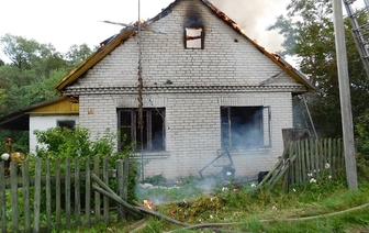 На пожаре в Дулевцах погиб мужчина (ФОТО, ВИДЕО)