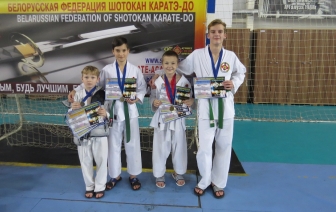 Успех юных каратистов на юбилейном чемпионате страны