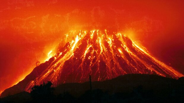 вулкан, извержение, катастрофа, стихия