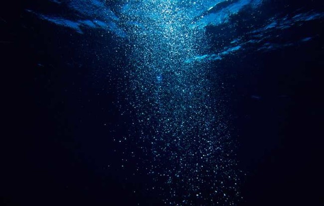 The average depth of the ocean is 12,400 feet. Light can only penetrate about 330 feet, therefore most of our planet is in constant darkness.