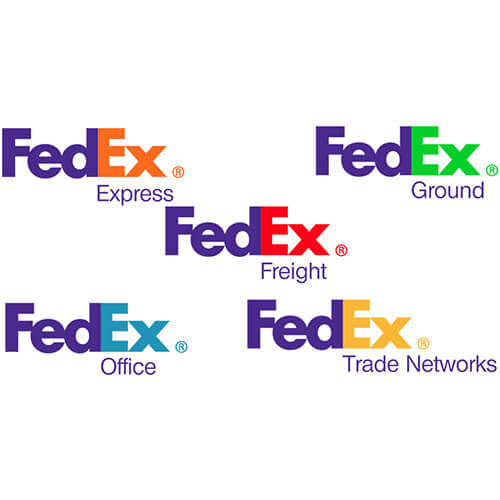 известные логотипы, fedex