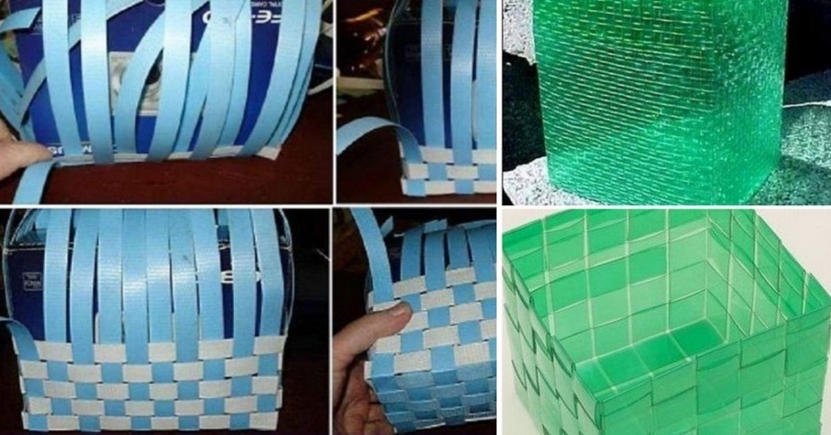 Плетение корзин из пластиковых бутылок своими руками: мастер-класс для начинающих мастеров